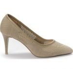 Charmia 174-20 Gri Yazlık Topuklu Ayakkabı