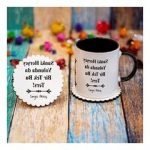 KC04-1704 Kişiye Özel Sanki Herşey Yolunda Da Bir Tek Bu Ters Hediye Kupa Bardak