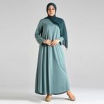 Sefamerve 1908-09 Çağla Yeşili Kadın Elbise