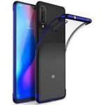 Teleplus Xiaomi Mi9 Lüks Lazer Yüzüklü Silikon Mavi Kılıf